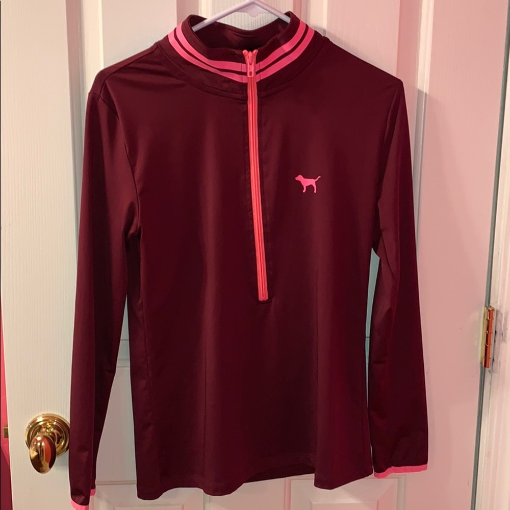 PINK Athletic Quarter Zip Long Sleeve